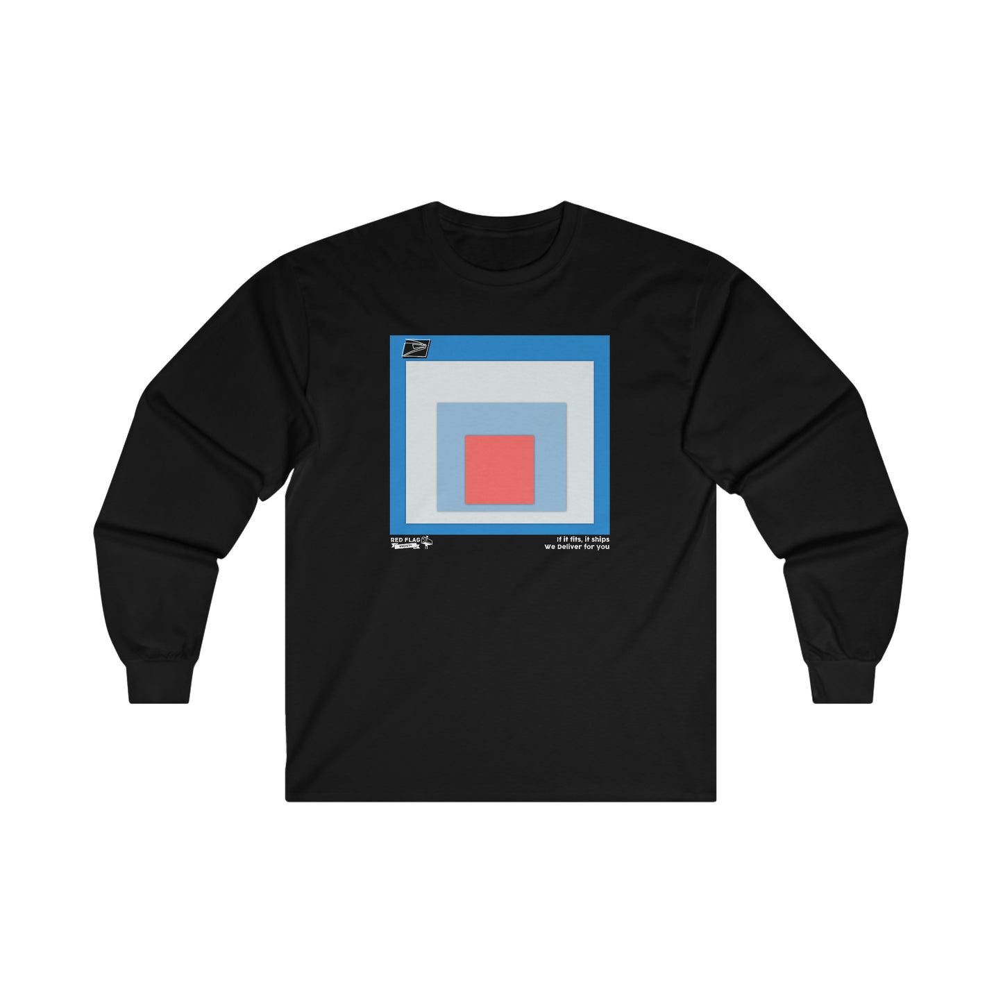 "Fits = Ships" - Ultra Cotton Long Sleeve Tee