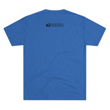 "True in Blue" - Camiseta con cuello redondo de tres mezclas